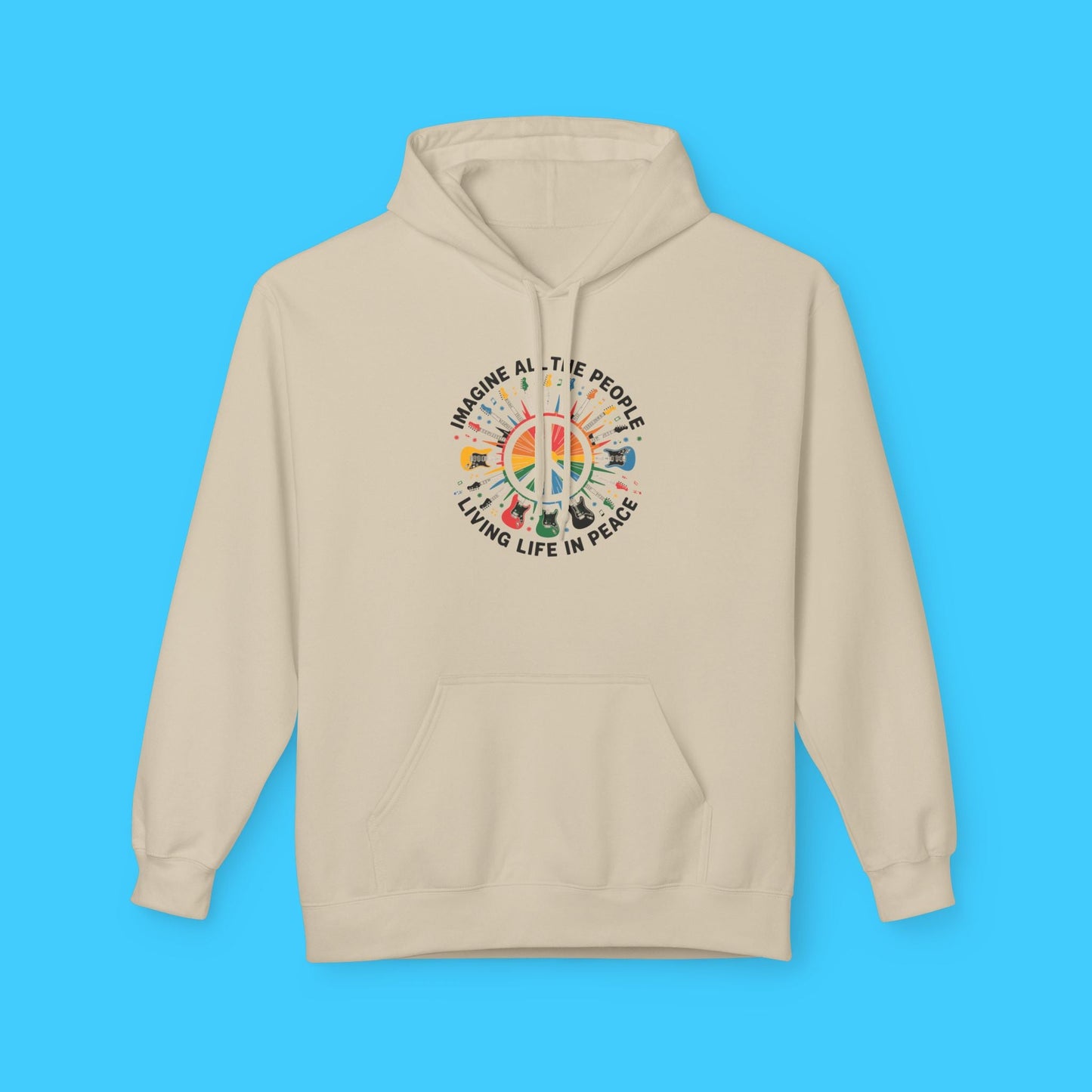 Imagine All The People Living Life In Peace Hoodie - Resist Supply