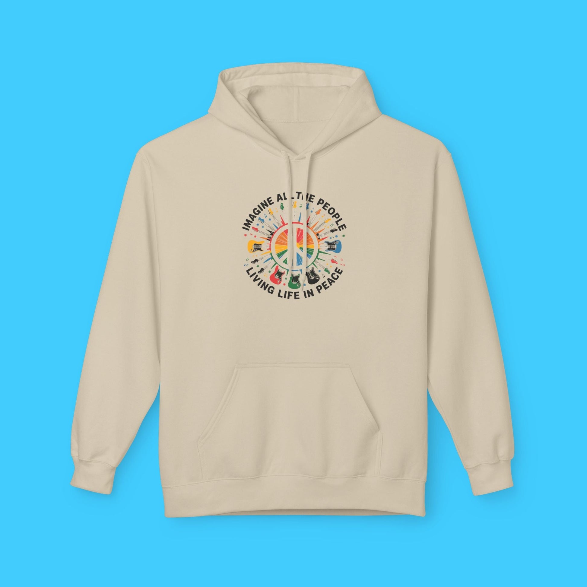 Imagine All The People Living Life In Peace Hoodie - Resist Supply