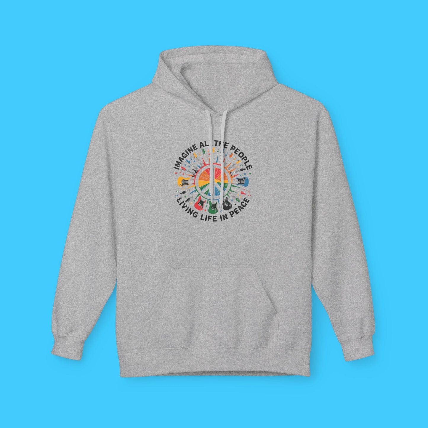Imagine All The People Living Life In Peace Hoodie - Resist Supply