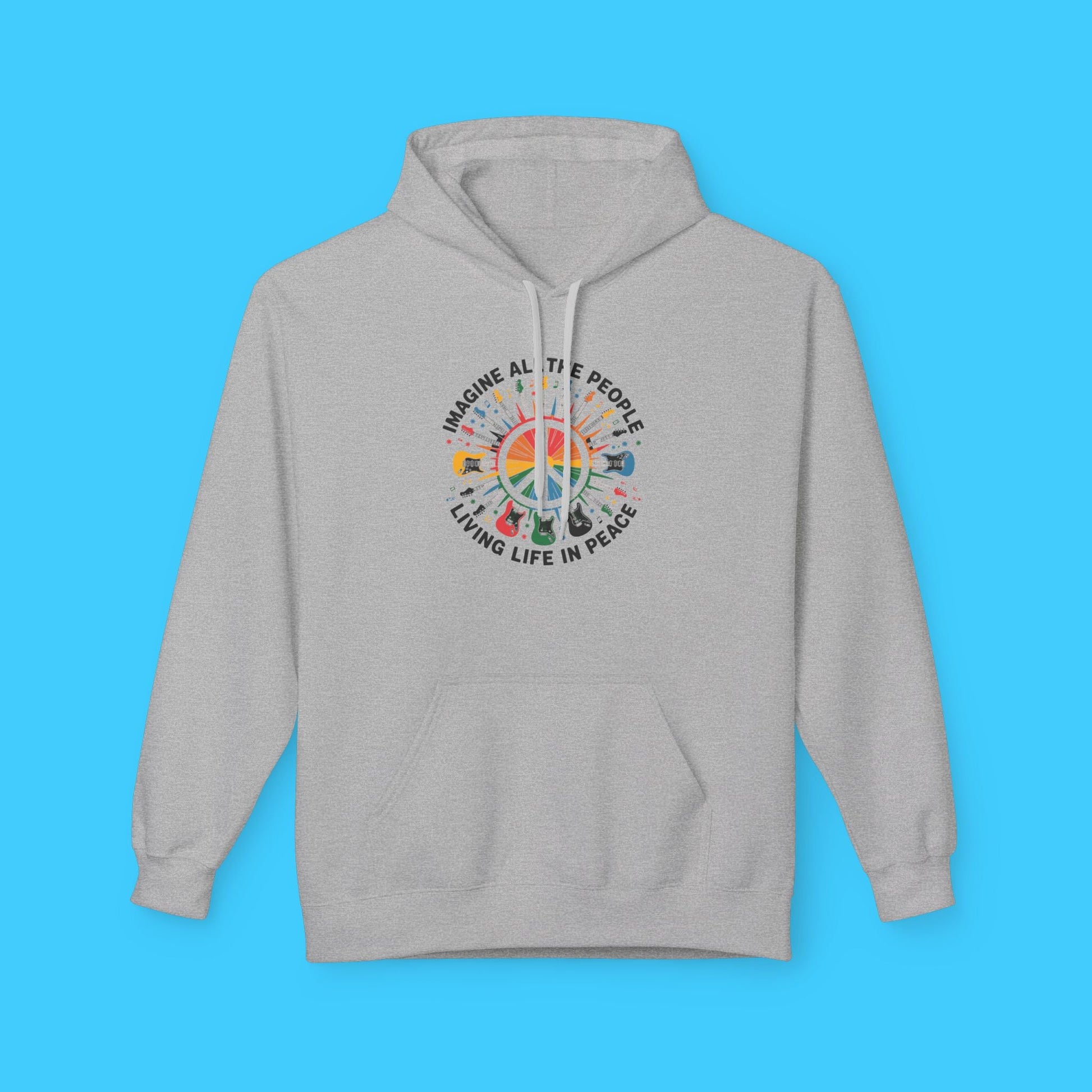 Imagine All The People Living Life In Peace Hoodie - Resist Supply