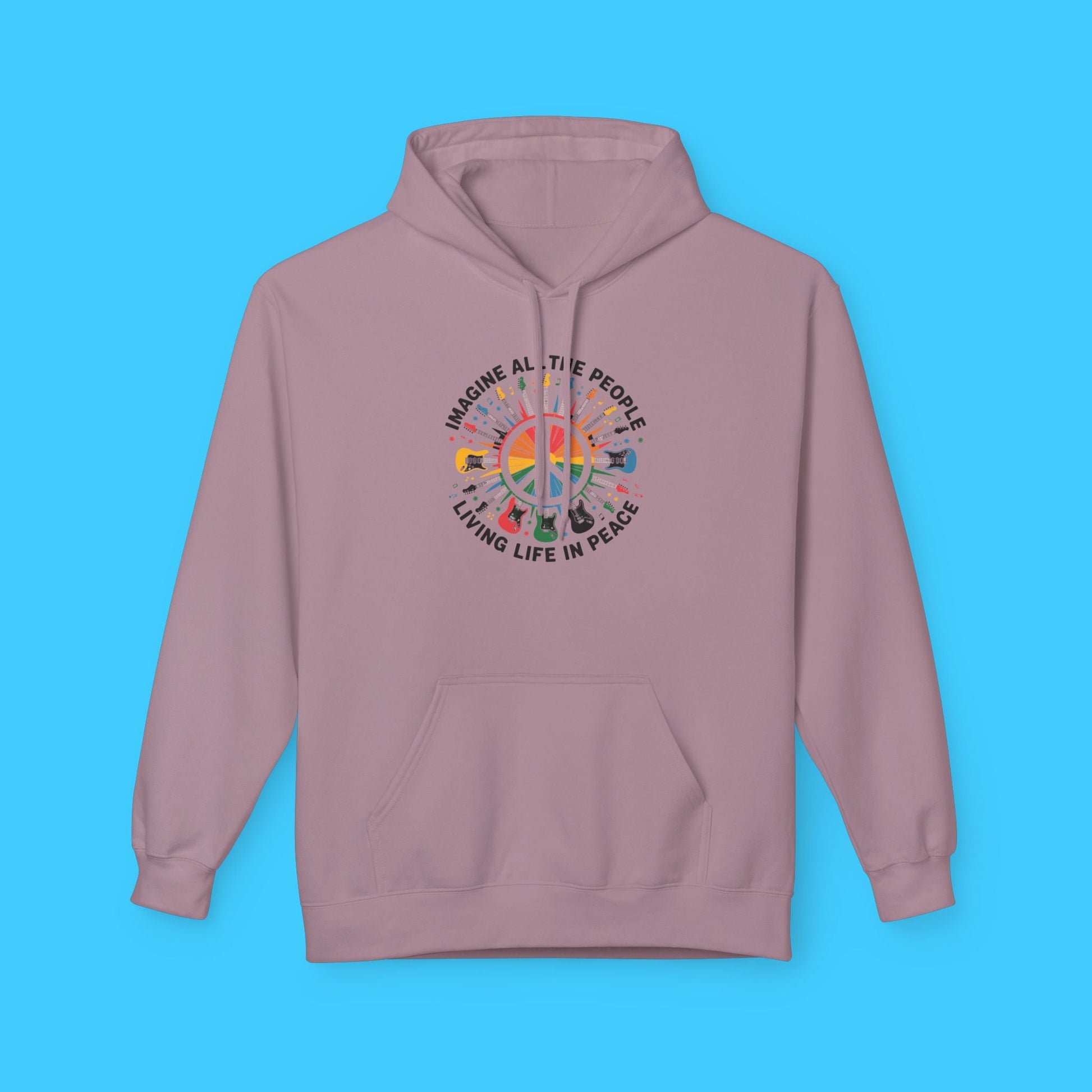 Imagine All The People Living Life In Peace Hoodie - Resist Supply