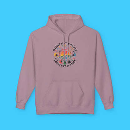 Imagine All The People Living Life In Peace Hoodie - Resist Supply