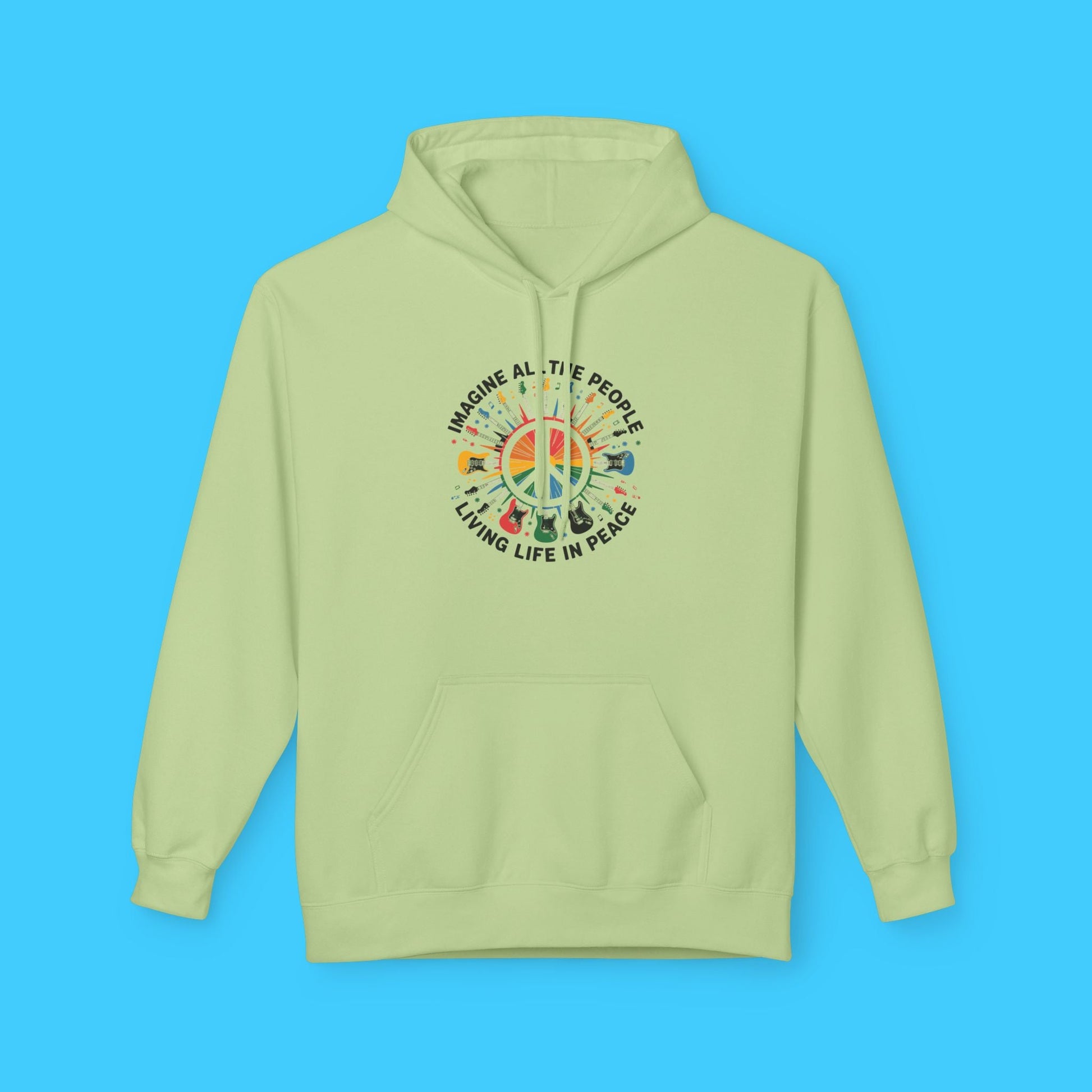 Imagine All The People Living Life In Peace Hoodie - Resist Supply
