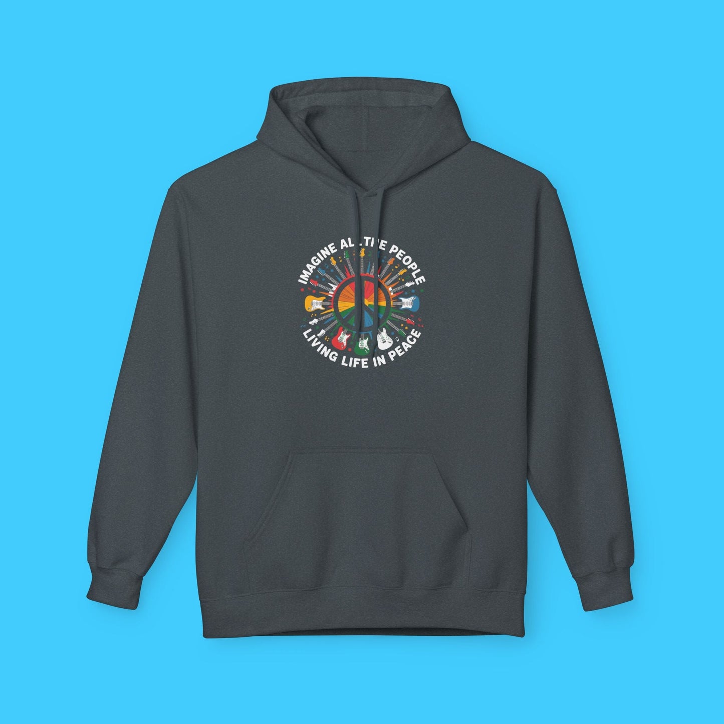 Imagine All The People Living Life In Peace Hoodie - Resist Supply
