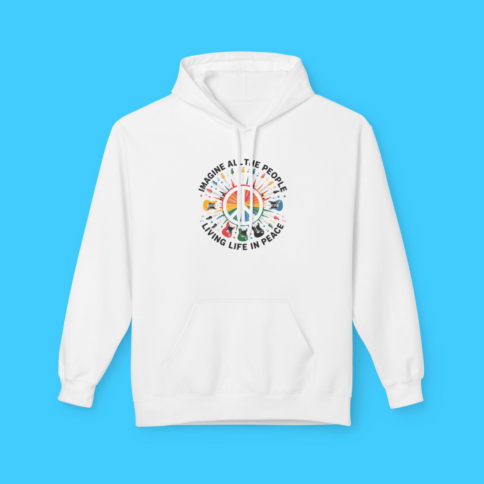 Imagine All The People Living Life In Peace Hoodie - Resist Supply