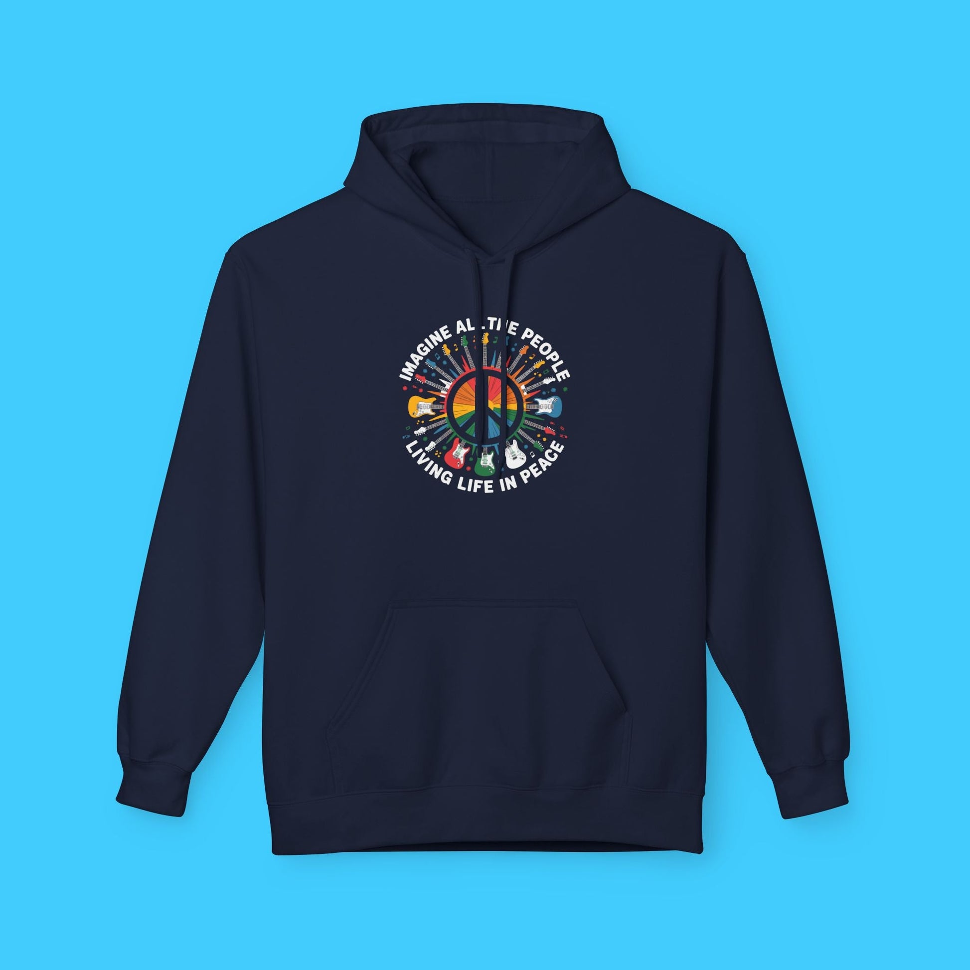 Imagine All The People Living Life In Peace Hoodie - Resist Supply