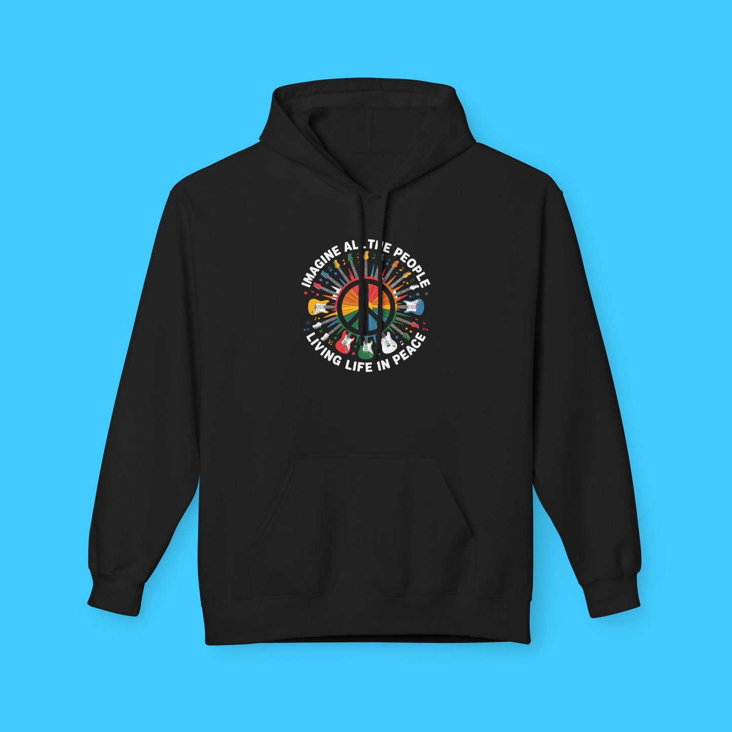 Imagine All The People Living Life In Peace Hoodie - Resist Supply