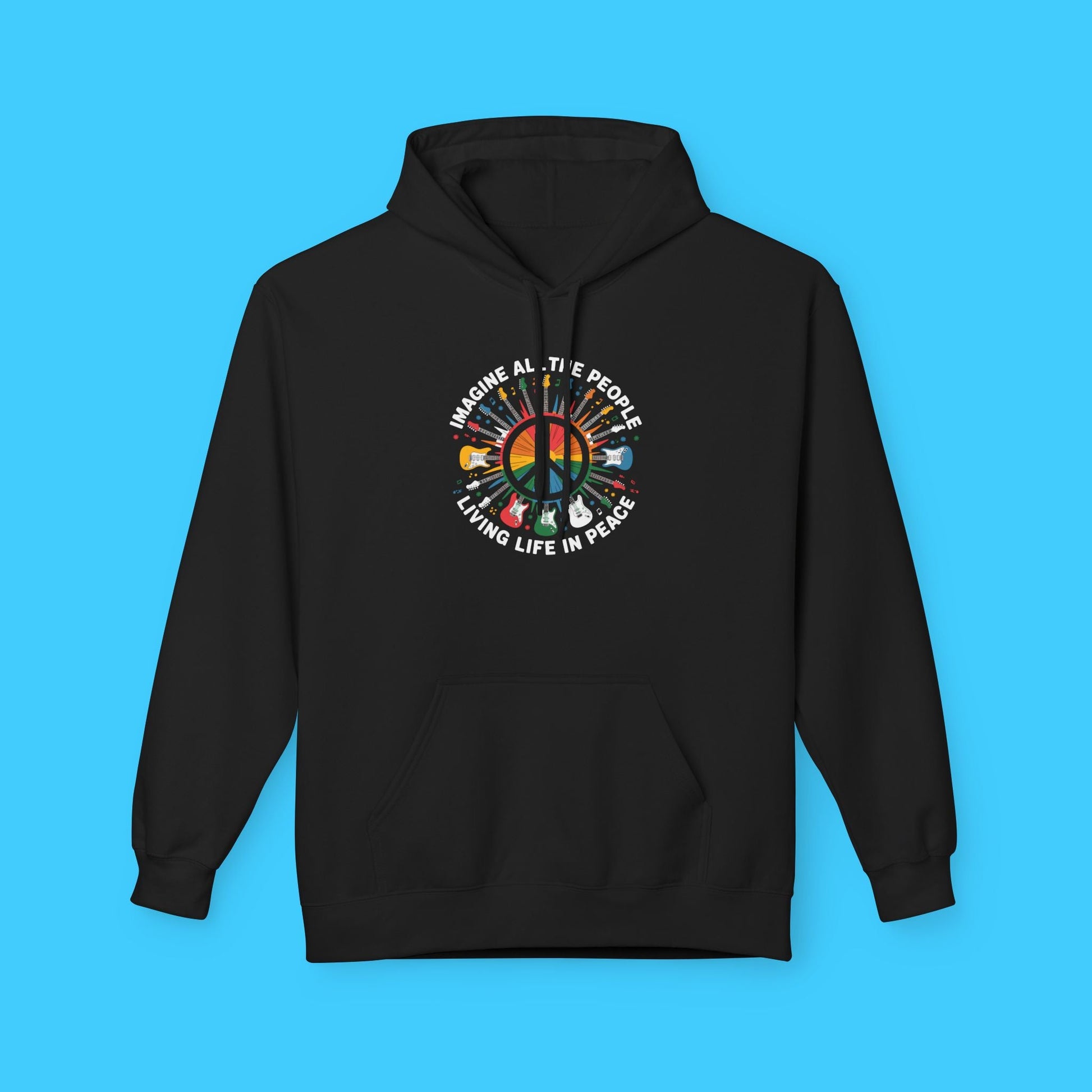 Imagine All The People Living Life In Peace Hoodie - Resist Supply