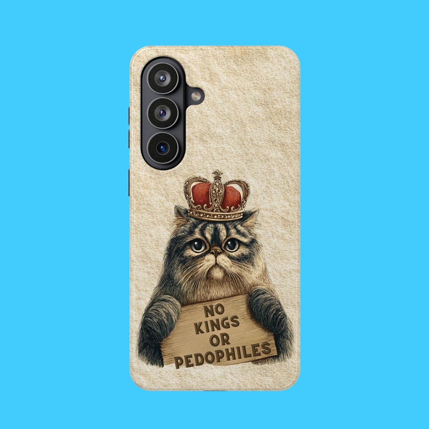 King Kitty with No Kings or P3do's Sign Magnetic Impact - Resistant Phone Case - Resist Supply