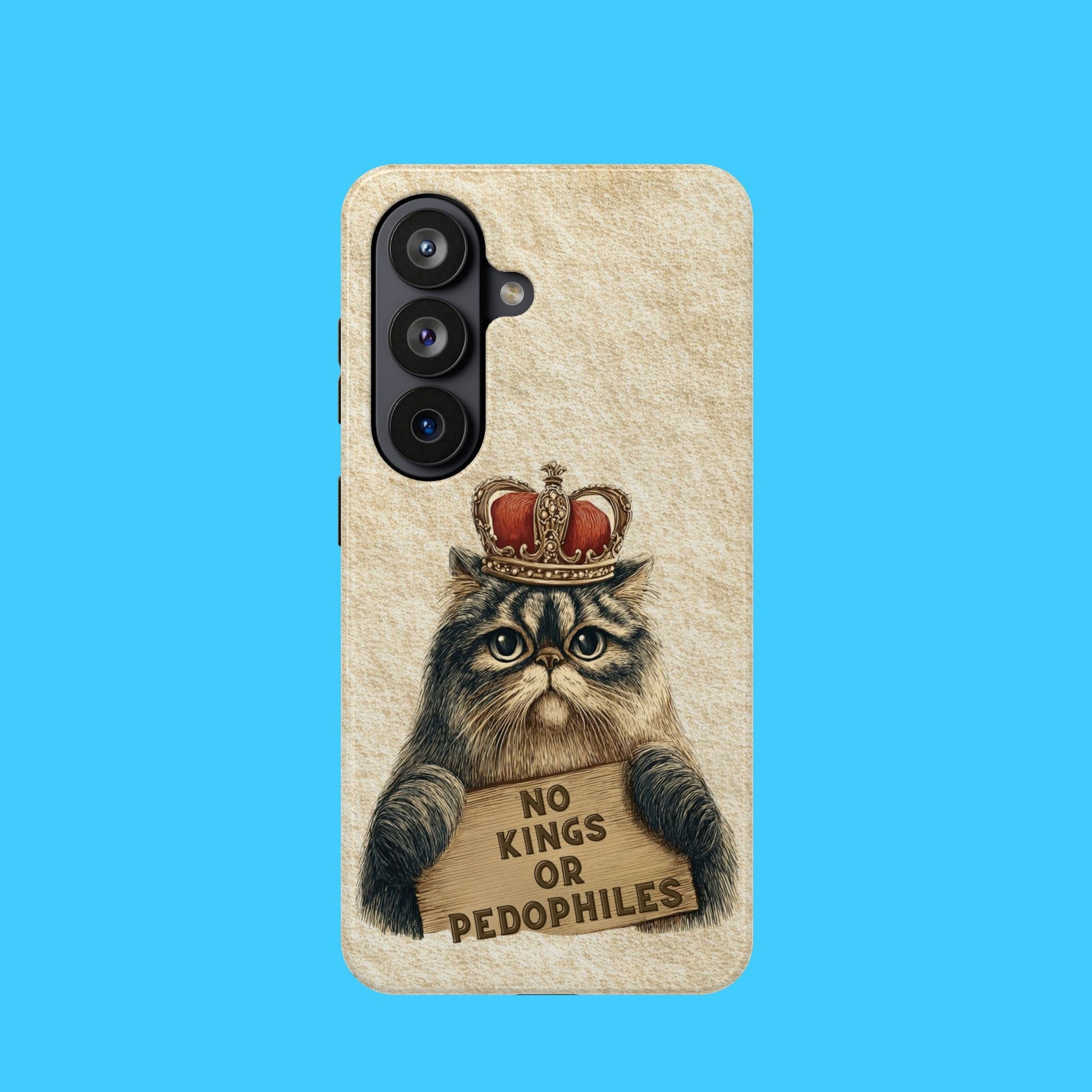 King Kitty with No Kings or P3do's Sign Magnetic Impact - Resistant Phone Case - Resist Supply