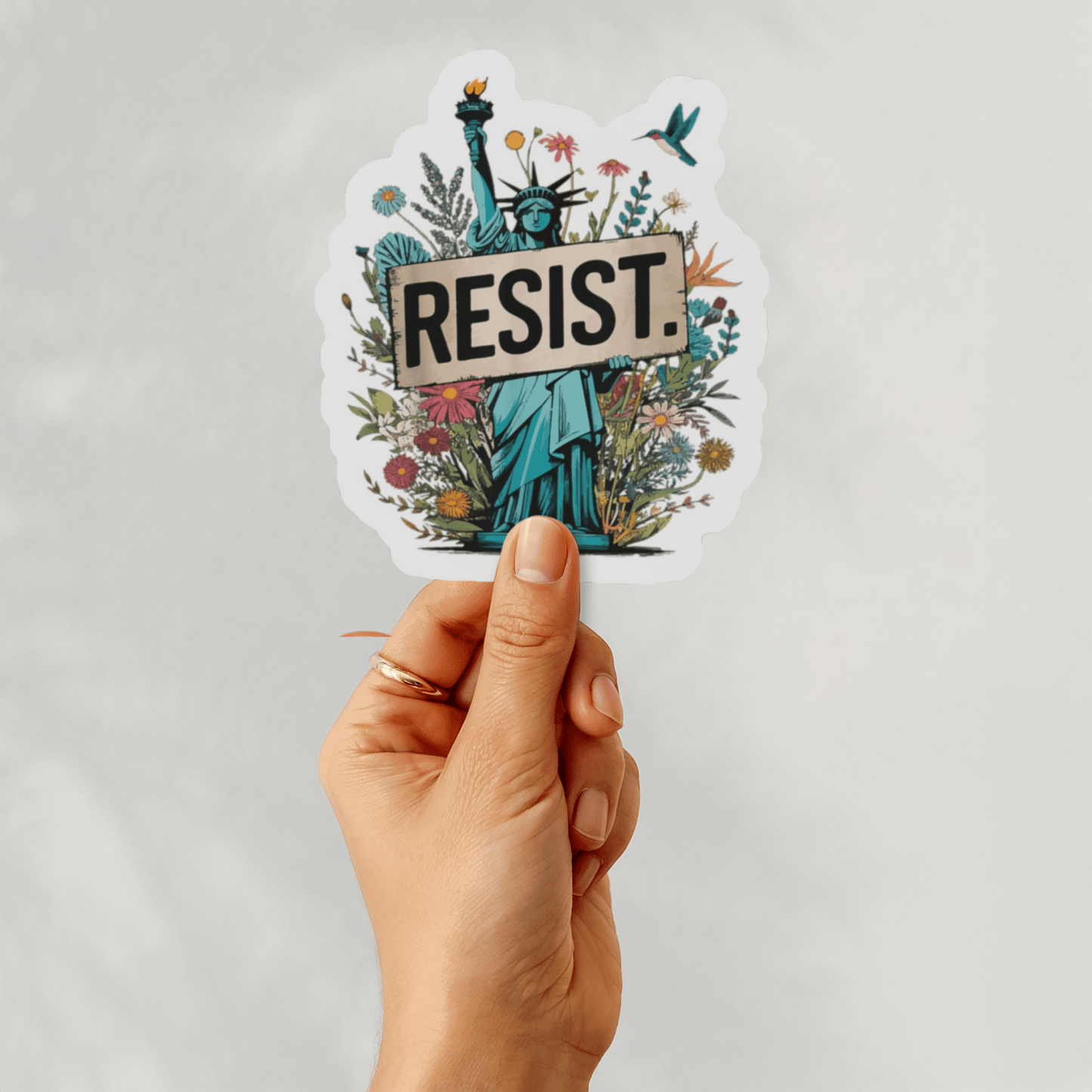 lady liberty sticker - Resist Supply #