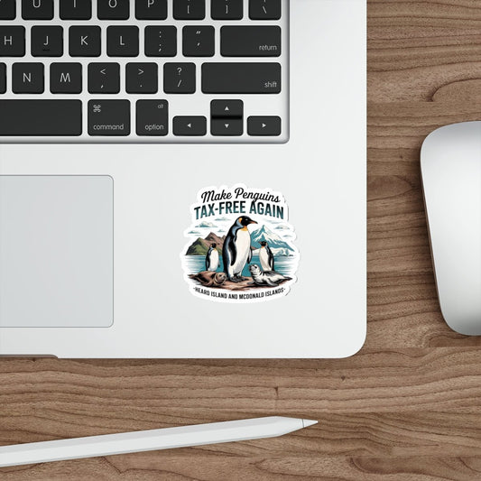 make penguins tax-free again sticker - Resist Supply #