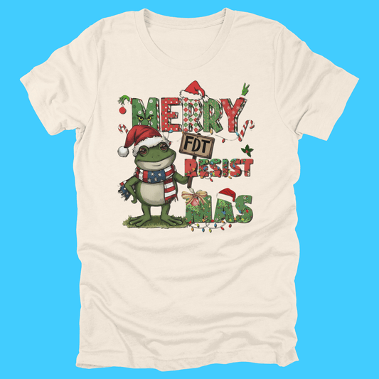 Merry Resistmas Frog T-Shirt - Resist Supply