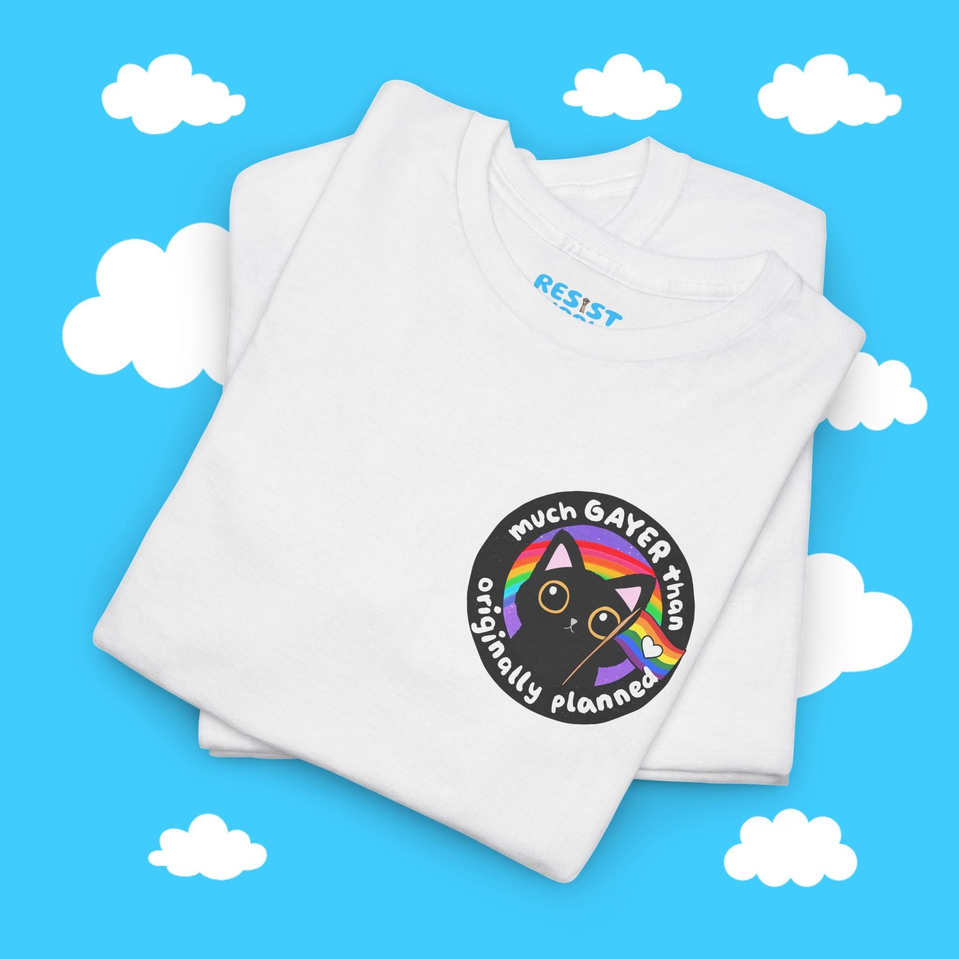 Much Gayer Than Originally Planned Tee - Resist Supply #