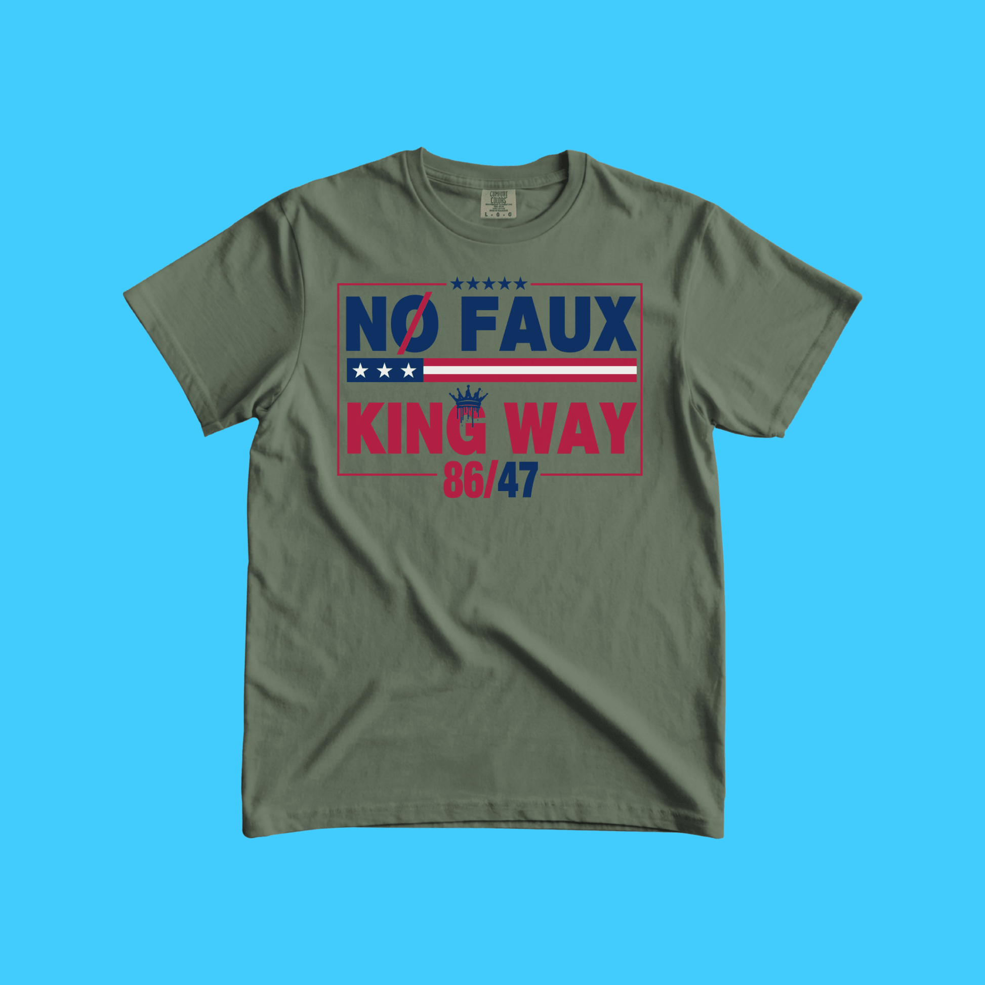 NO FAUX KING WAY 86/47 T-Shirt - Resist Supply