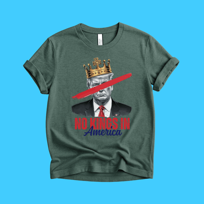 No Kings In America T-Shirt - Resist Supply