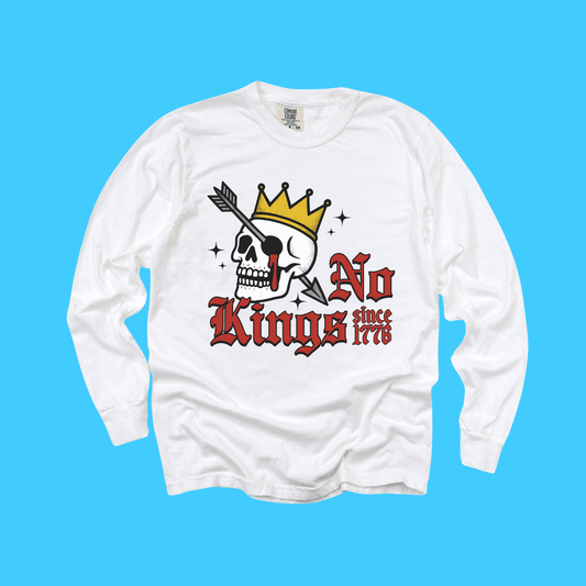 No Kings Since 1776 Long Sleeve Tee - Resist Supply