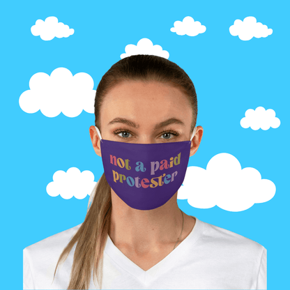 Not a Paid Protester Mask - Resist Supply #