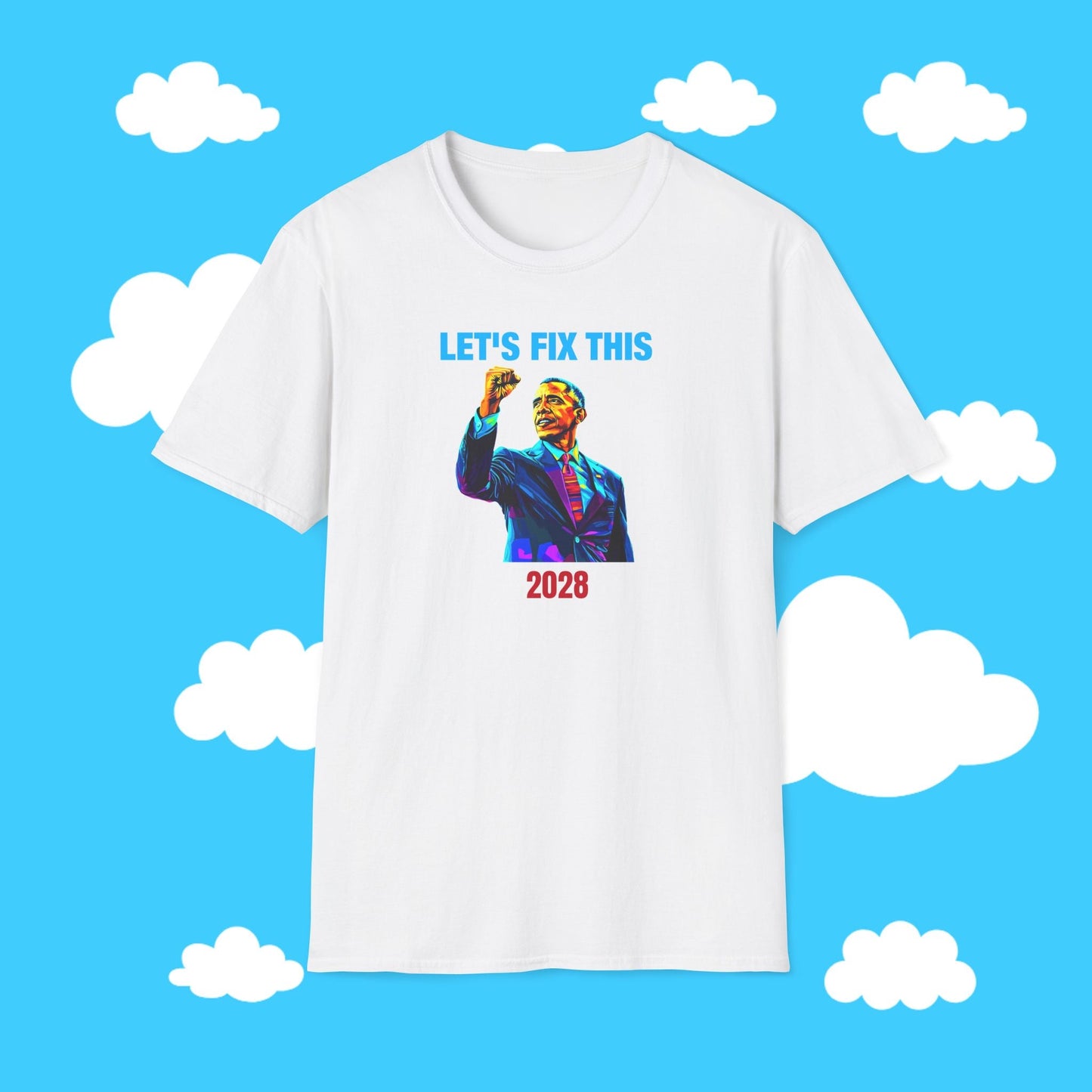 Obama 2028 - Let's Fix This Tee - Resist Supply #