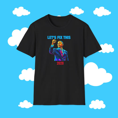 Obama 2028 - Let's Fix This Tee - Resist Supply #