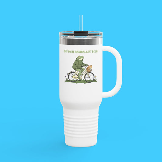 Off to be a radical left scum 40 oz Tumbler - Resist Supply
