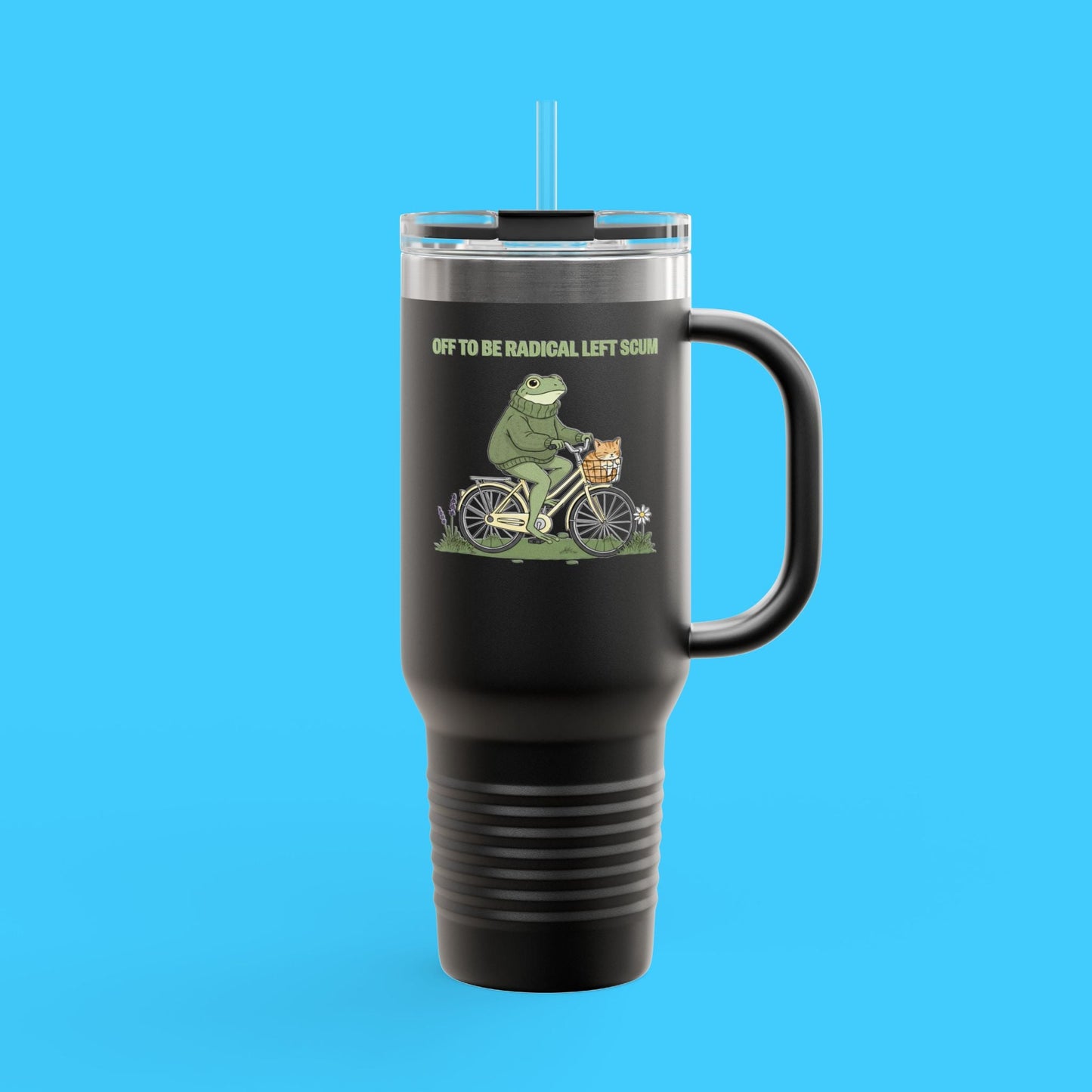 Off to be a radical left scum 40 oz Tumbler - Resist Supply