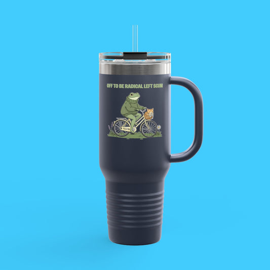 Off to be a radical left scum 40 oz Tumbler - Resist Supply