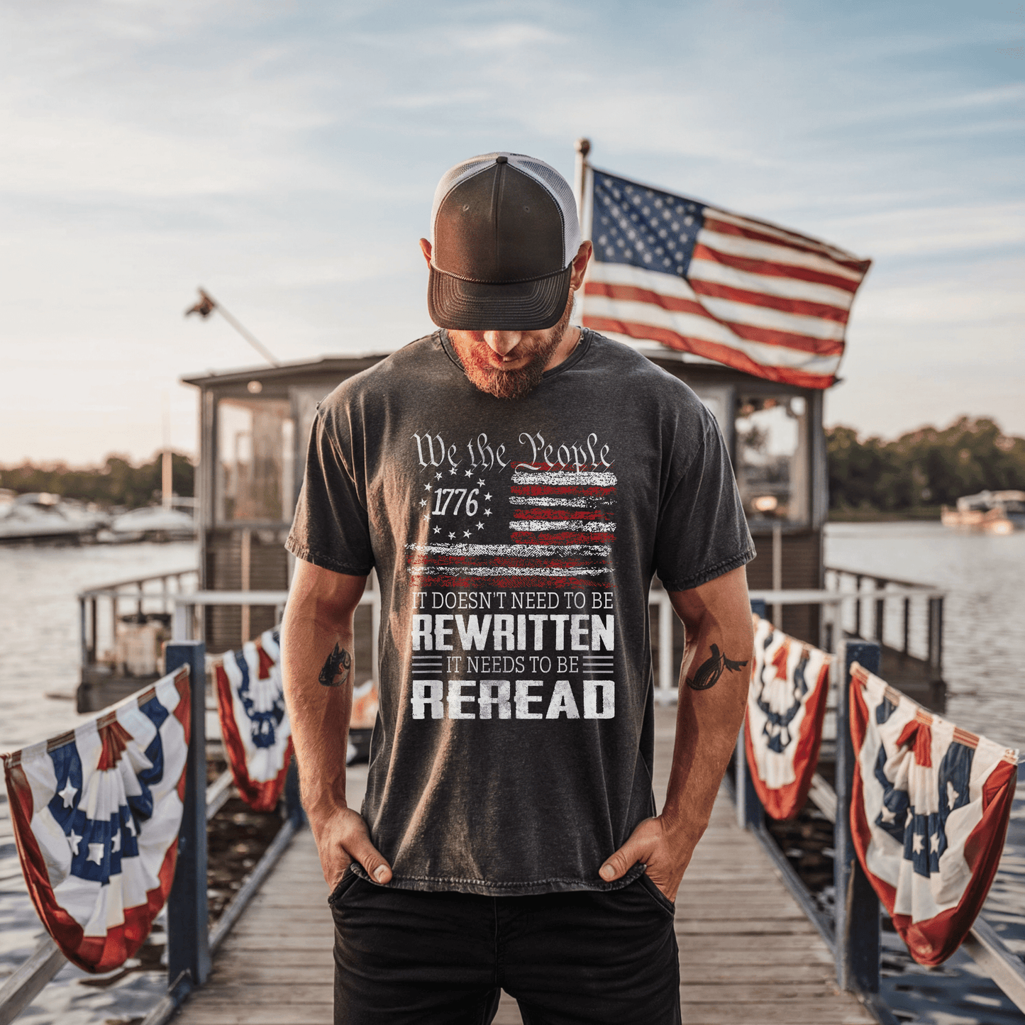 Patriotic 'We The People 1776' T-Shirt - Resist Supply