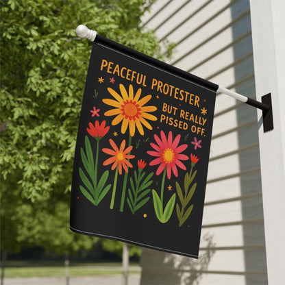 Peaceful Protester Garden Flag - Resist Supply