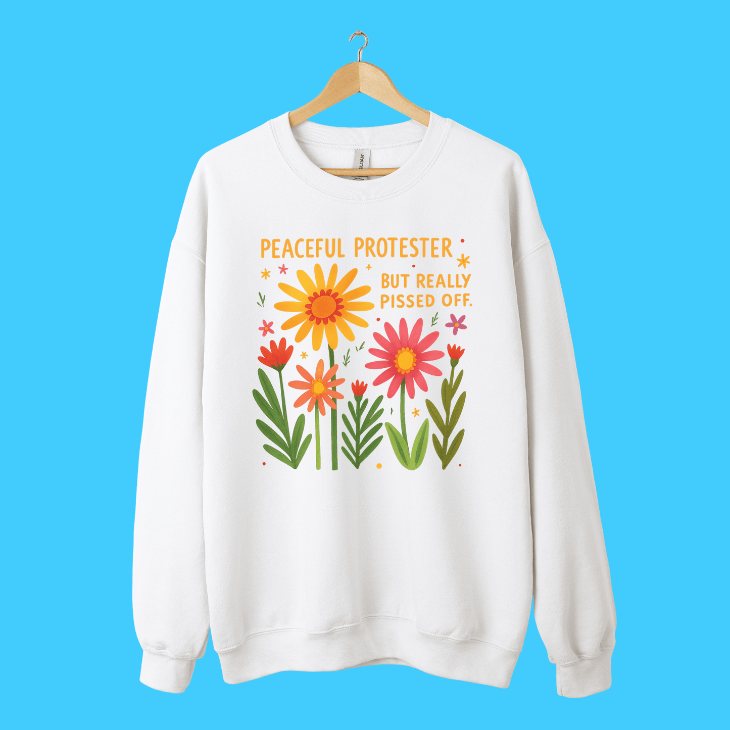Peaceful Protester Sweatshirt - Resist Supply
