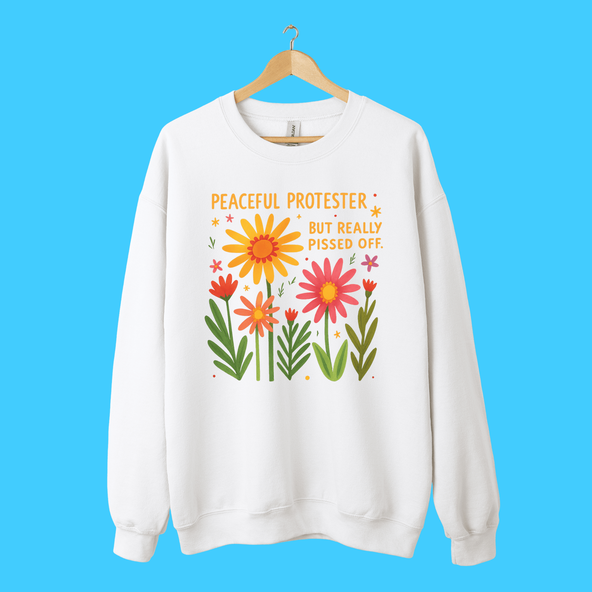 Peaceful Protester Sweatshirt - Resist Supply