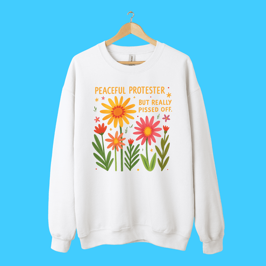 Peaceful Protester Sweatshirt - Resist Supply