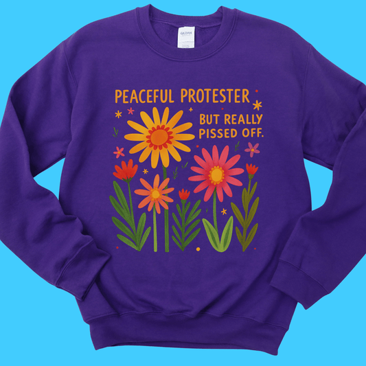 Peaceful Protester Sweatshirt - Resist Supply