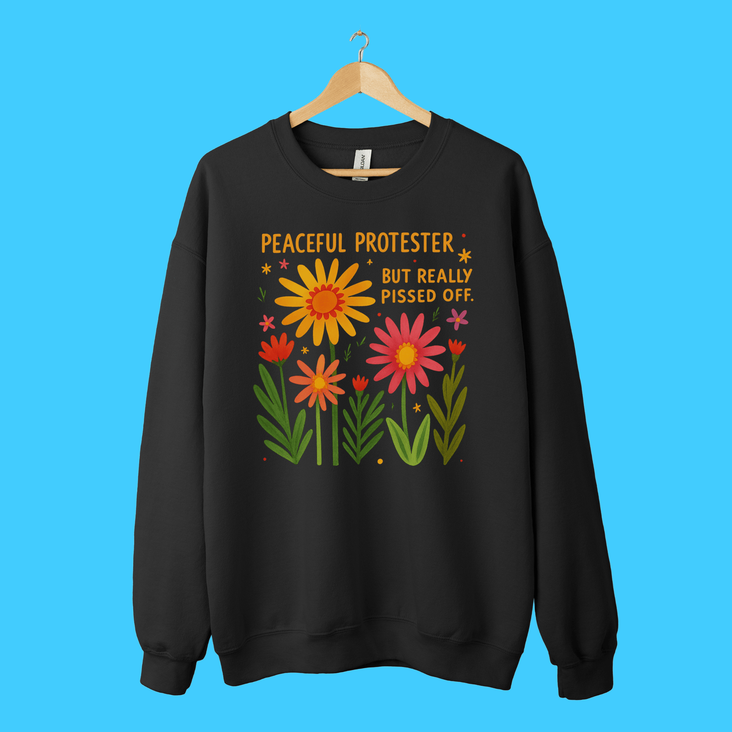 Peaceful Protester Sweatshirt - Resist Supply