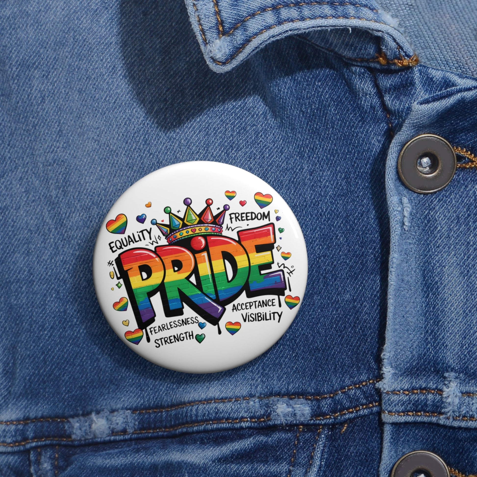 Pride Button - Resist Supply #