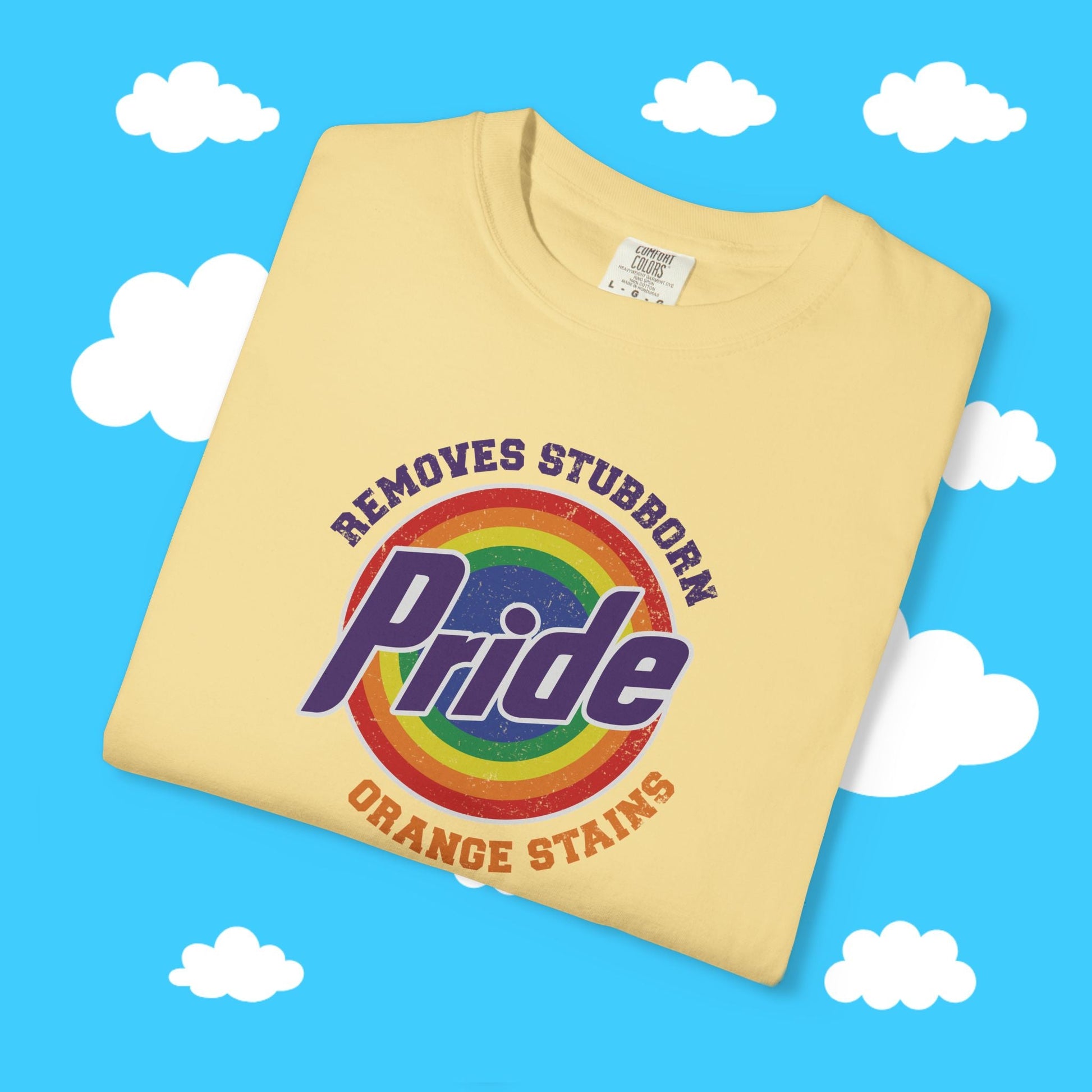 Pride Removes Stubborn Orange Stains - Resist Supply #