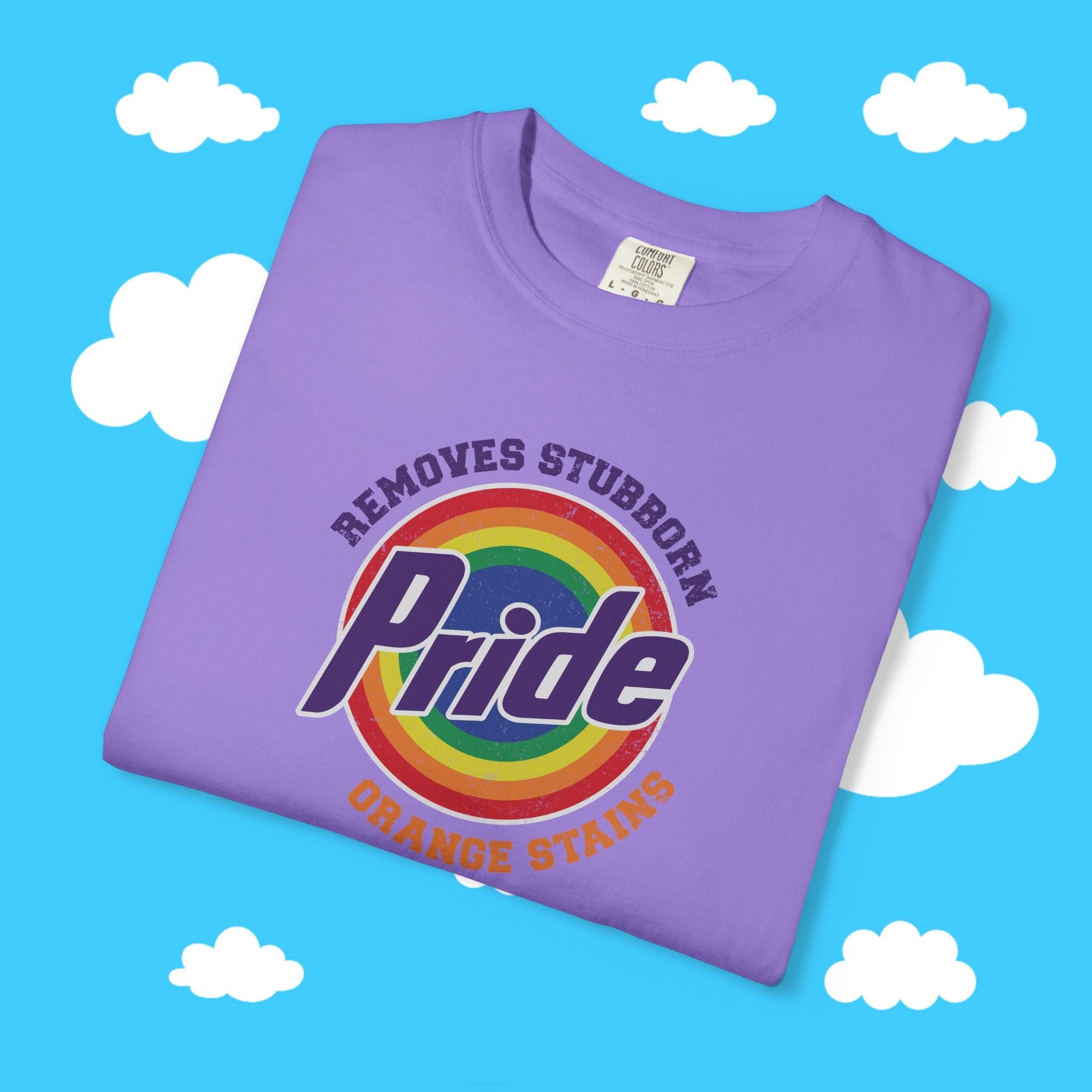 Pride Removes Stubborn Orange Stains - Resist Supply #