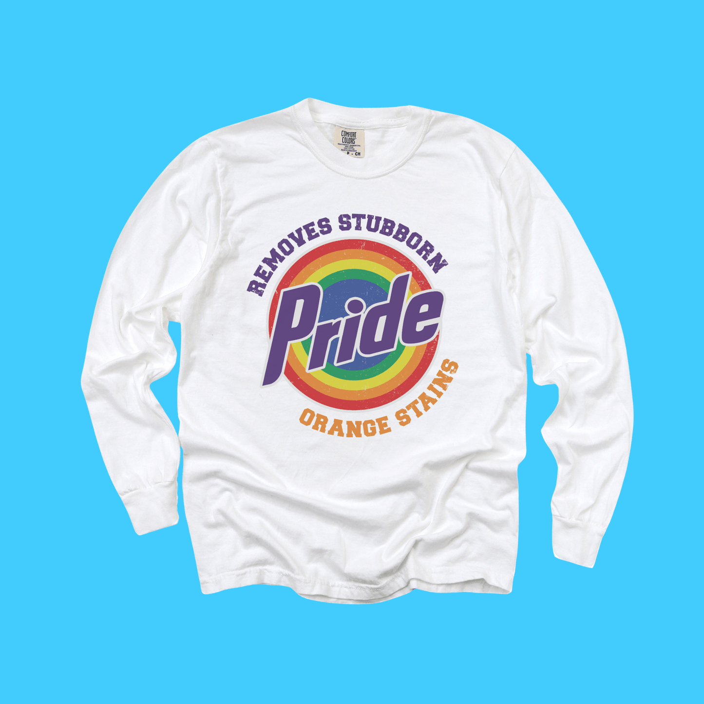 Pride Removes Stubborn Orange Stains - Resist Supply