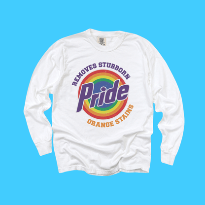 Pride Removes Stubborn Orange Stains - Resist Supply