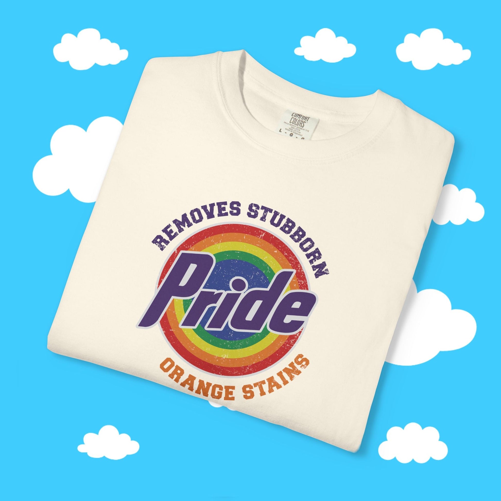 Pride Removes Stubborn Orange Stains - Resist Supply #