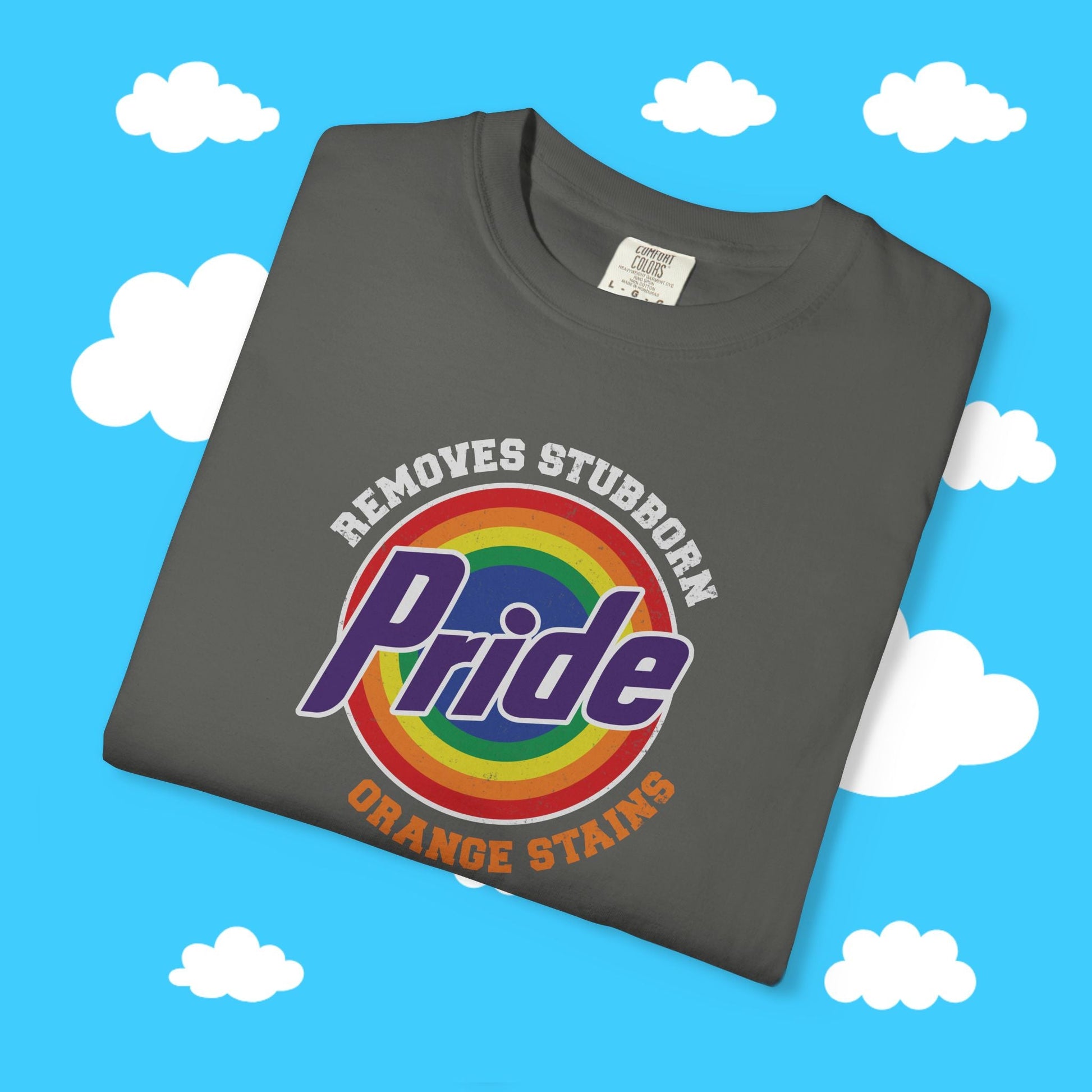 Pride Removes Stubborn Orange Stains - Resist Supply #