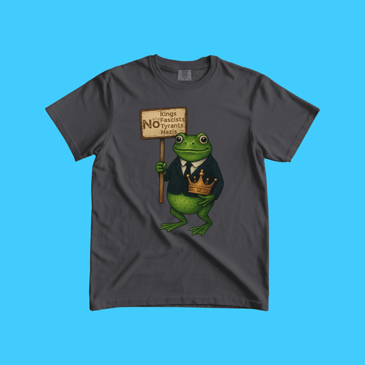 Protest Frog Graphic Tee - No Kings, No Tyrants - Resist Supply