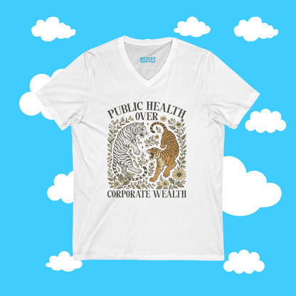 public health over corporate wealth - Resist Supply #