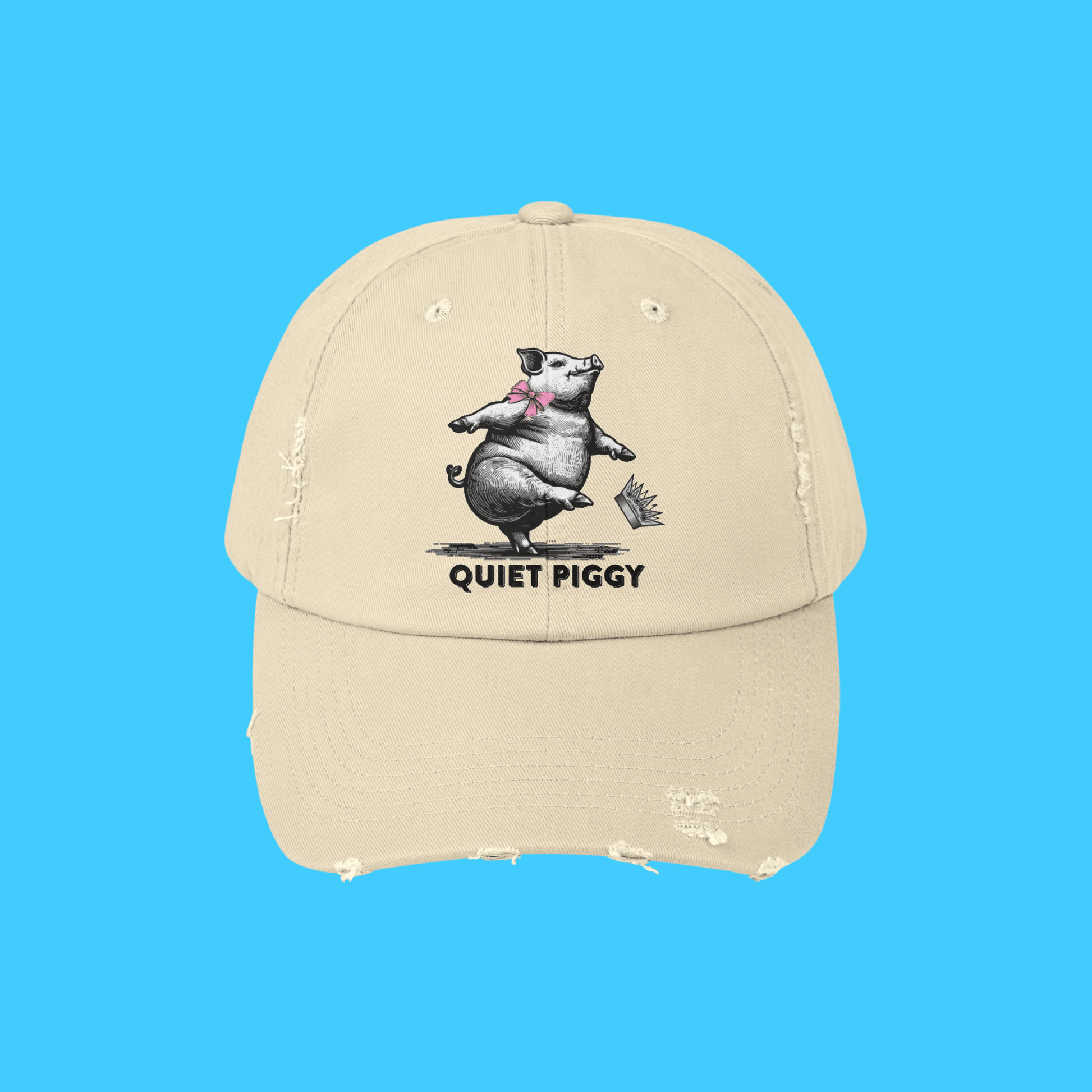 Quiet Piggy Baseball Hat - Resist Supply