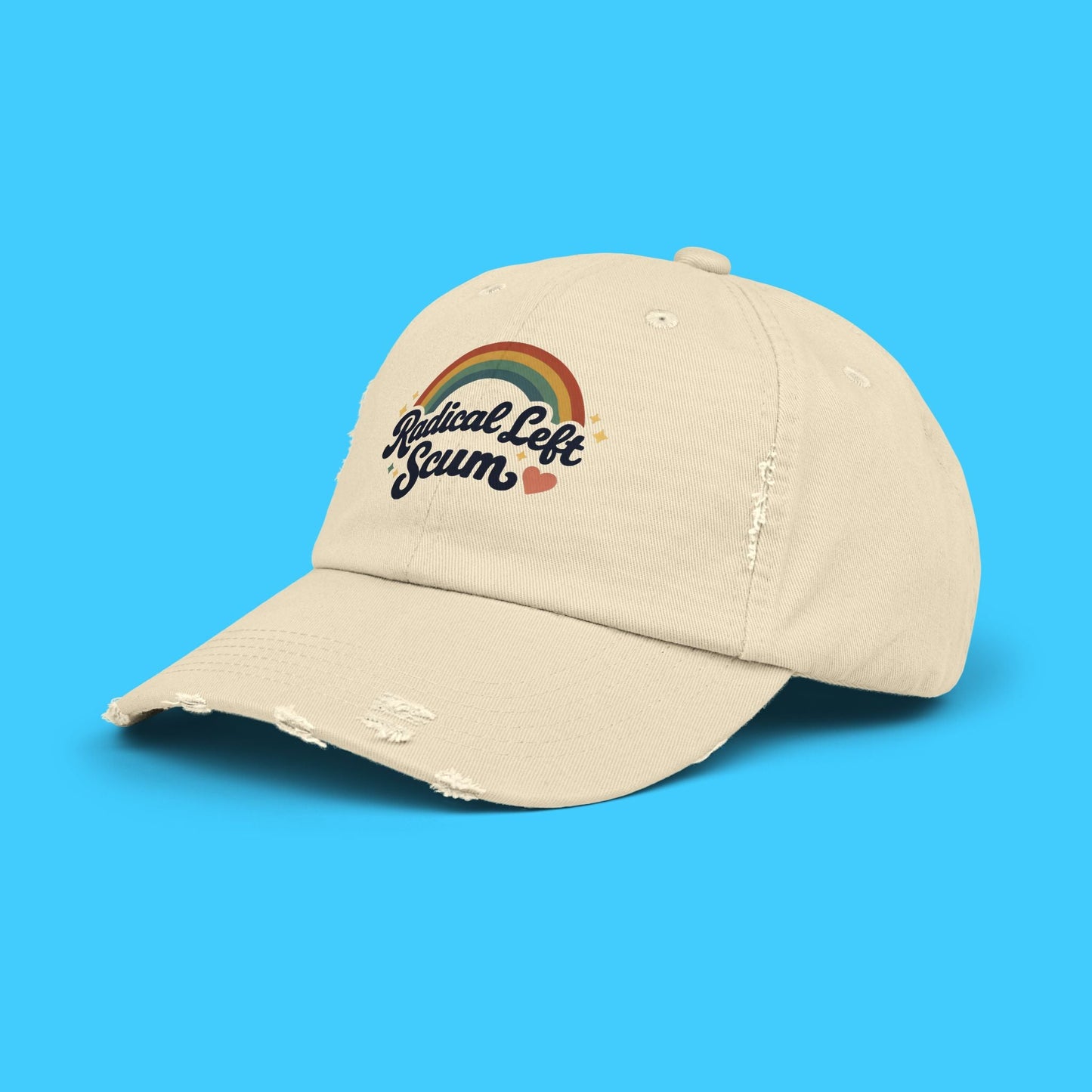 Radical Left Scum Rainbow Retro Hat - Resist Supply