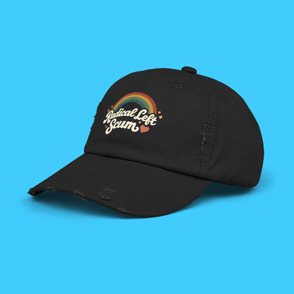 Radical Left Scum Rainbow Retro Hat - Resist Supply