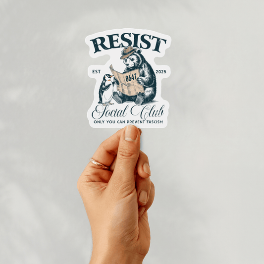 resist social club sticker - Resist Supply #