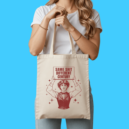 Same Shit Different Century Vintage Cotton Tote Bag - Resist Supply