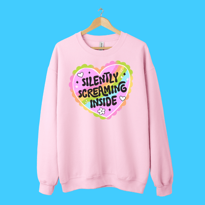 Silently Screaming Inside Sweatshirt - Resist Supply
