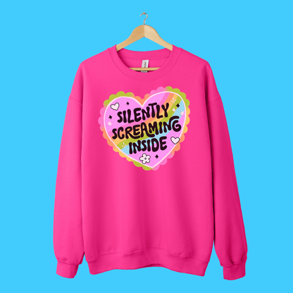Silently Screaming Inside Sweatshirt - Resist Supply
